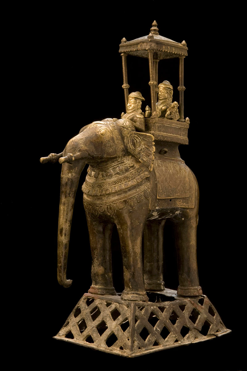 Elephant with Mahort and Diety