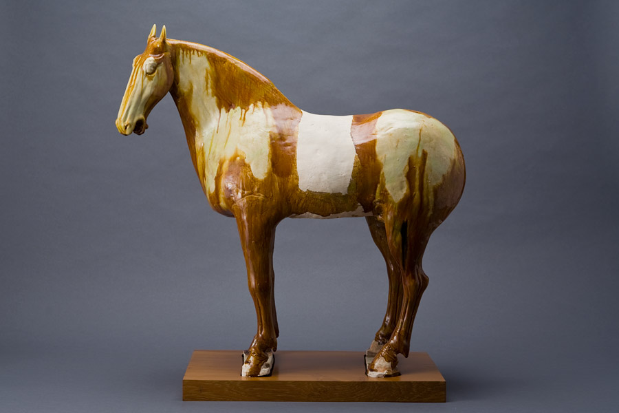 Sancai glazed horse